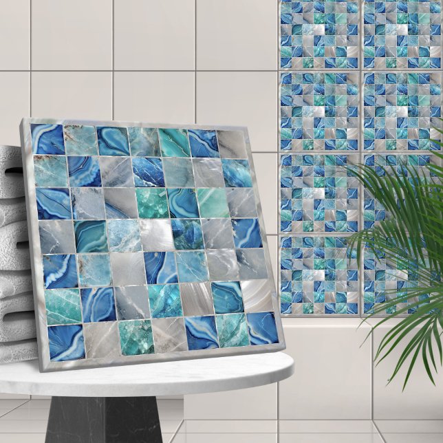 Baldosas cuadradas Mosaic Water Stones (Subido por el creador)
