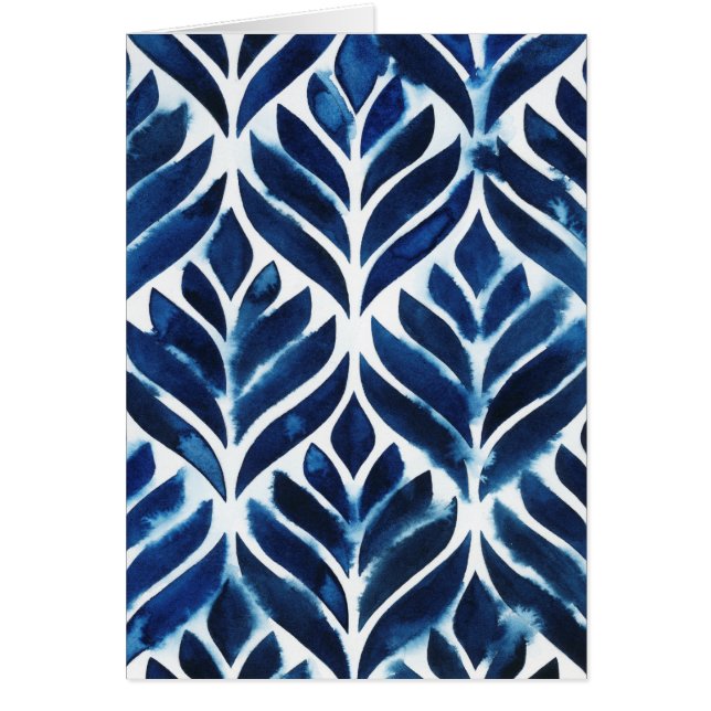 Baldosas de acuarela de cobalto IV (Frente)