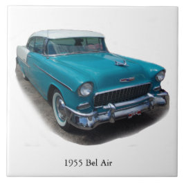 Baldosas de aire azul/blanco de 1955