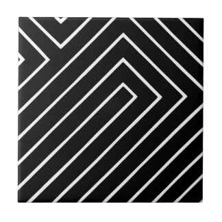 baldosas de arte geométrico en blanco y negro