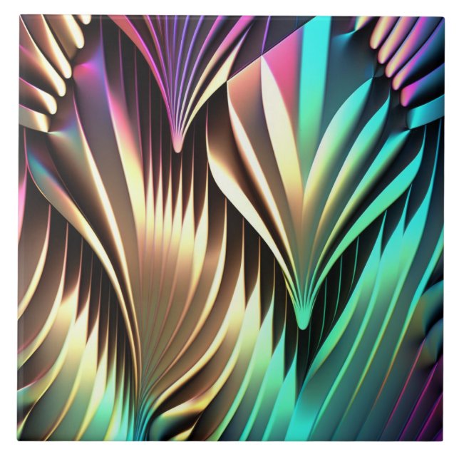 Baldosas de cerámica de diseño multicolores (Frente)