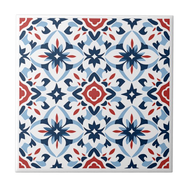 Baldosas de cerámica de estilo zellij marroquí (Frente)