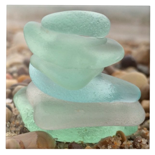 Baldosas de cerámica de lana de mar y arena (Frente)