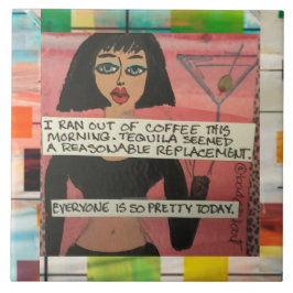 Baldosas de cerámica de tela trivet