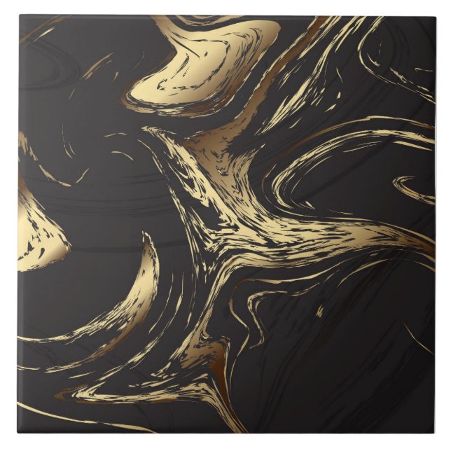 Baldosas de cerámica de textura de mármol dorado n (Frente)