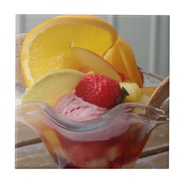 Baldosas de cerámica Ice Cream Sundae (Frente)
