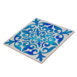 Baldosas de cerámica índigo decorativa