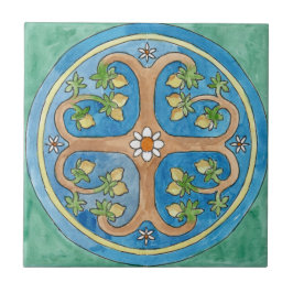 Baldosas de cerámica pequeña al estilo siciliano "