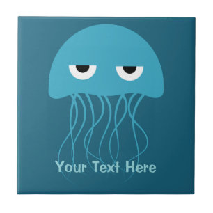 Baldosas de cerámica personalizado de medusas dive