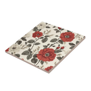 Baldosas De Cerámica Rosa Clásica Para El Suelo Do