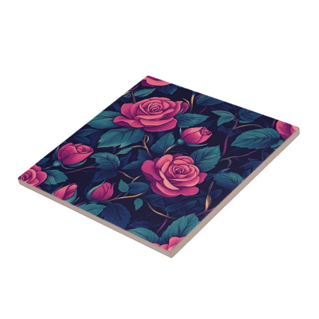 Baldosas De Cerámica Rosa De moda Para Cocina Rúst (Lado)