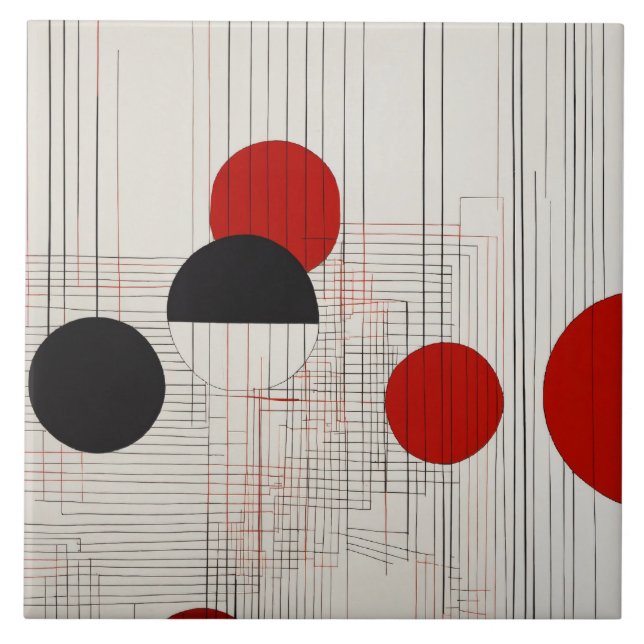 Baldosas de cerámica táctil elegante (Frente)