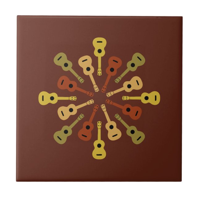 Baldosas de cerámica UKULELE (Frente)