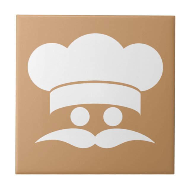Baldosas de color del personalizado CHEF (Frente)