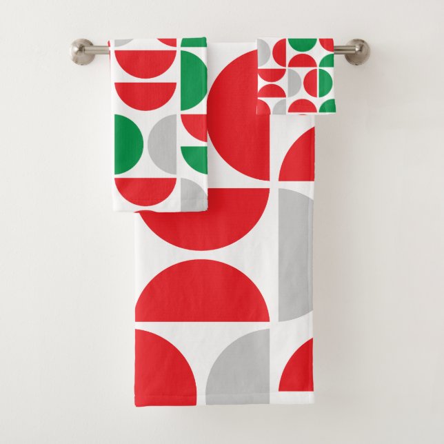 Baldosas de feriado de Merry Mid Century (In situ)