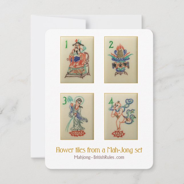 Baldosas de flores - Tarjeta explicativa (Anverso)