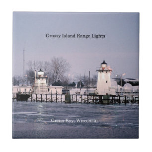 baldosas de Grassy Island Range Lights