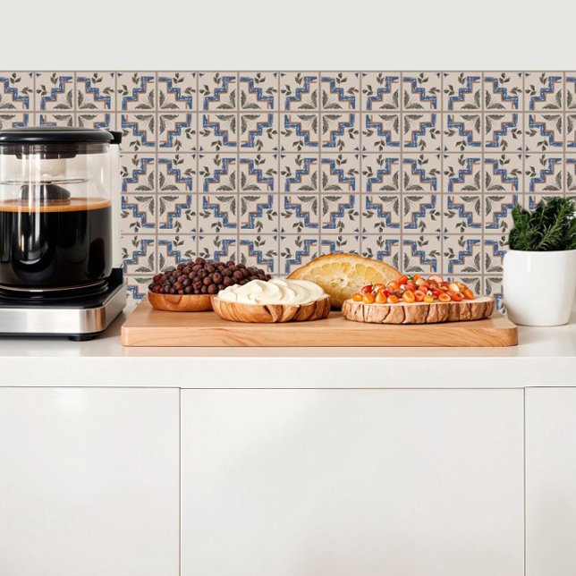 Baldosas de inspiración medieval con motivos botán (Subido por el creador)