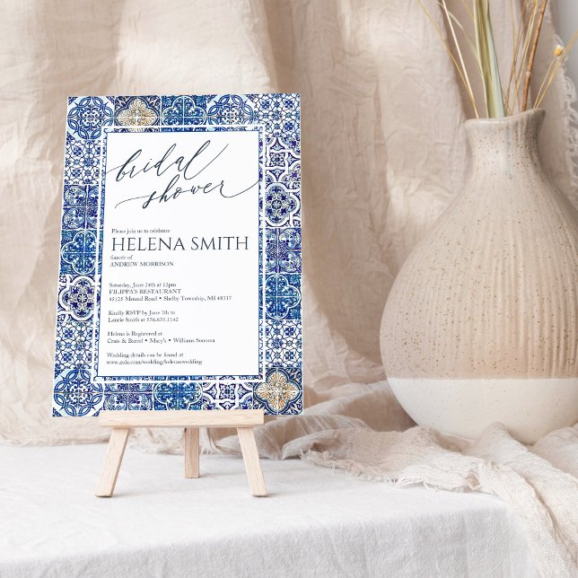 Baldosas de invitación a la ducha de novias Medite (Subido por el creador)