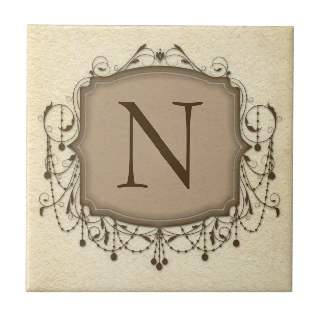 Baldosas de letras personalizadas, lámpara decorat (Frente)