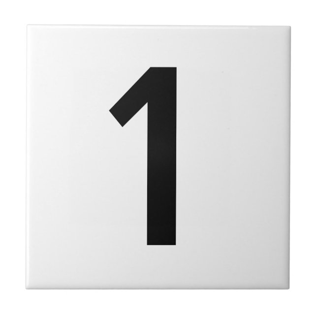 Baldosas de número (Frente)