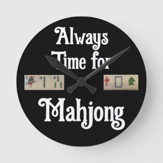 Baldosas de reloj mahjong