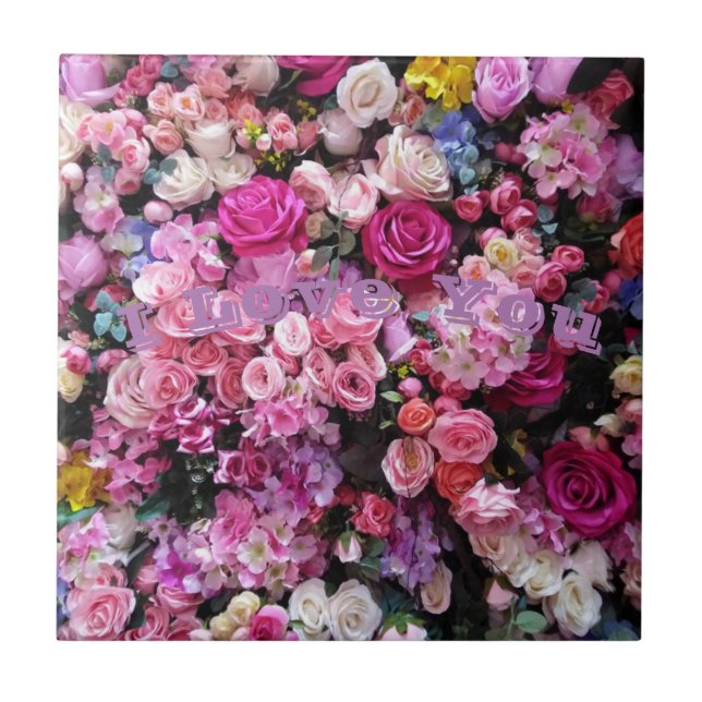 Baldosas decorativas Amor rosa (Frente)