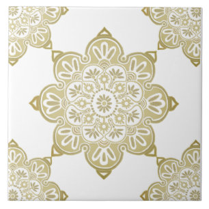 Baldosas decorativas cerámicas, Medallones Taupe s