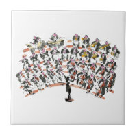 Baldosas decorativas de orquesta
