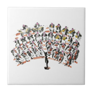 Baldosas decorativas de orquesta