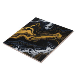 Baldosas Decorativas De Resumen De Lujo - Negro, O