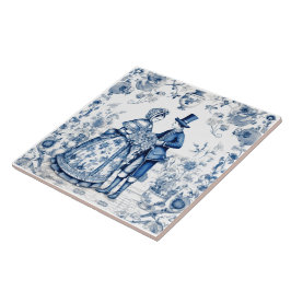 Baldosas en añil azul rústico