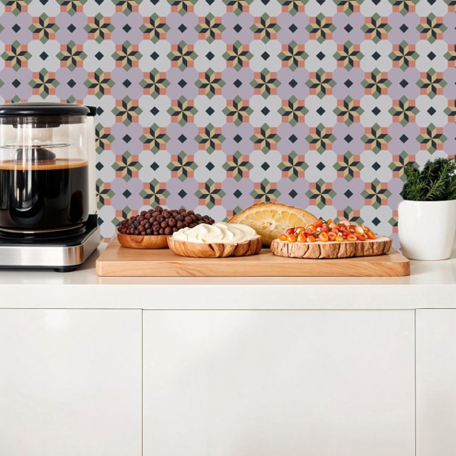 Baldosas hidráulicas caleidoscópicas coloridas (Subido por el creador)