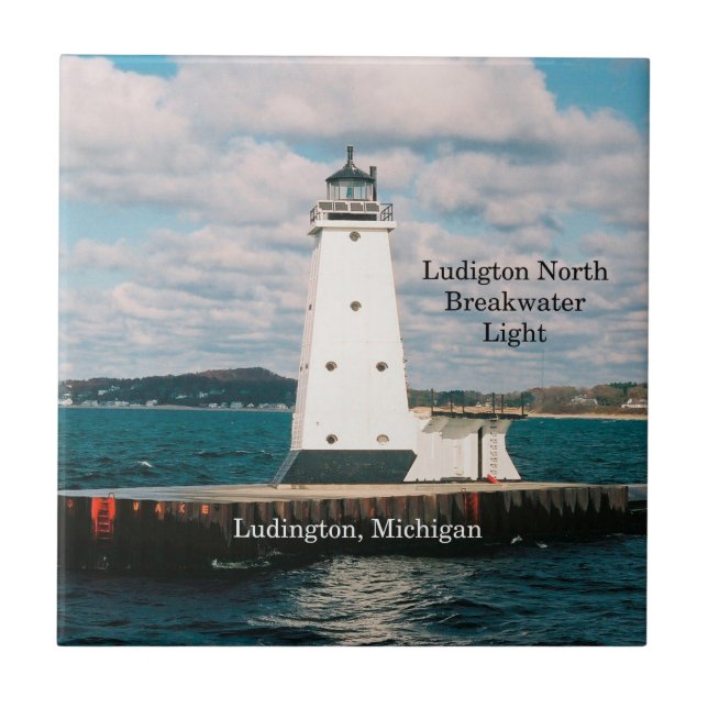 Baldosas Ludington North Breakwater Light (Frente)