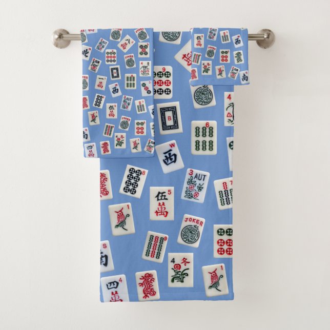 Baldosas MahJongg (símbolos) en azul (In situ)