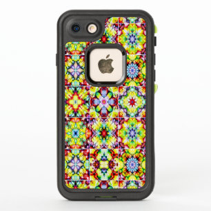 Baldosas mediterráneas, mosaicos de tinta de alcoh