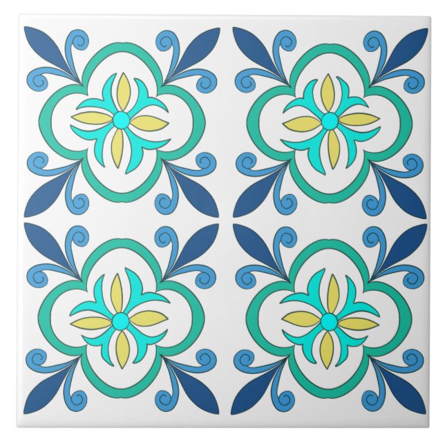 Baldosas mediterráneas, portuguesas  (Frente)