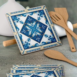 Baldosas mediterráneas, portuguesas, azulejo, mall