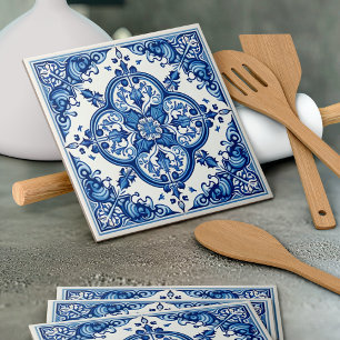 Baldosas mediterráneas, portuguesas, azulejo, mall