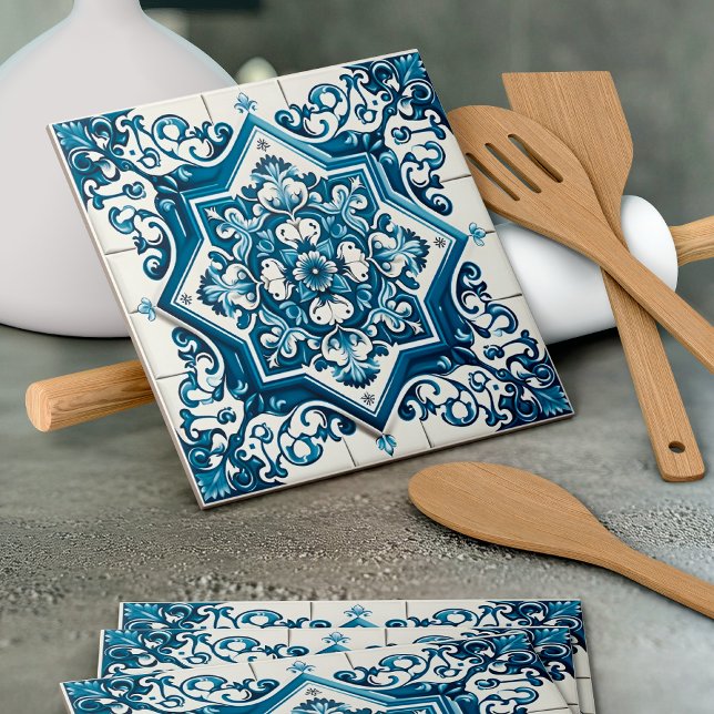 Baldosas mediterráneas, portuguesas, azulejo, mall (Subido por el creador)