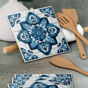 Baldosas mediterráneas, portuguesas, azulejo, mall