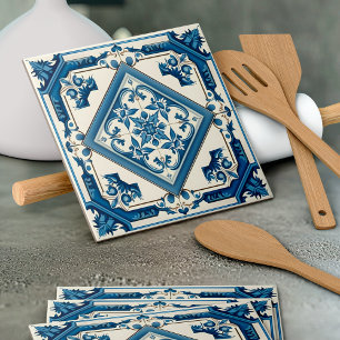 Baldosas mediterráneas, portuguesas, azulejo, mall