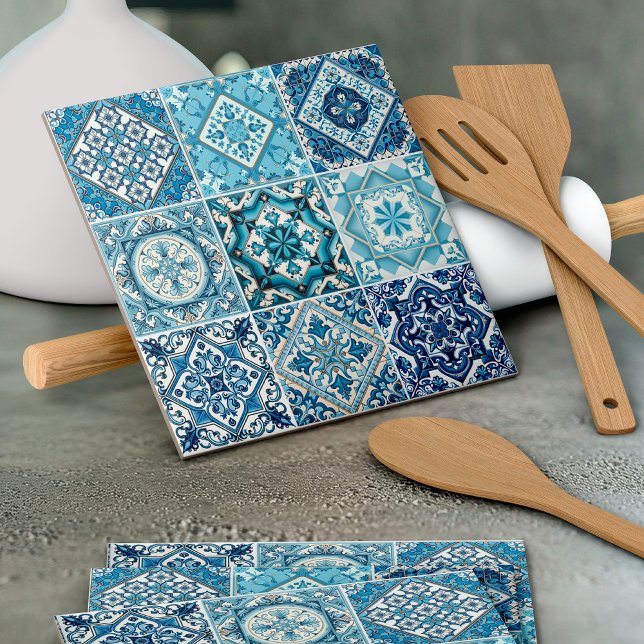 Baldosas mediterráneas, portuguesas, azulejo, mall (Subido por el creador)