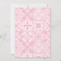 Baldosas orgánicas en rosa