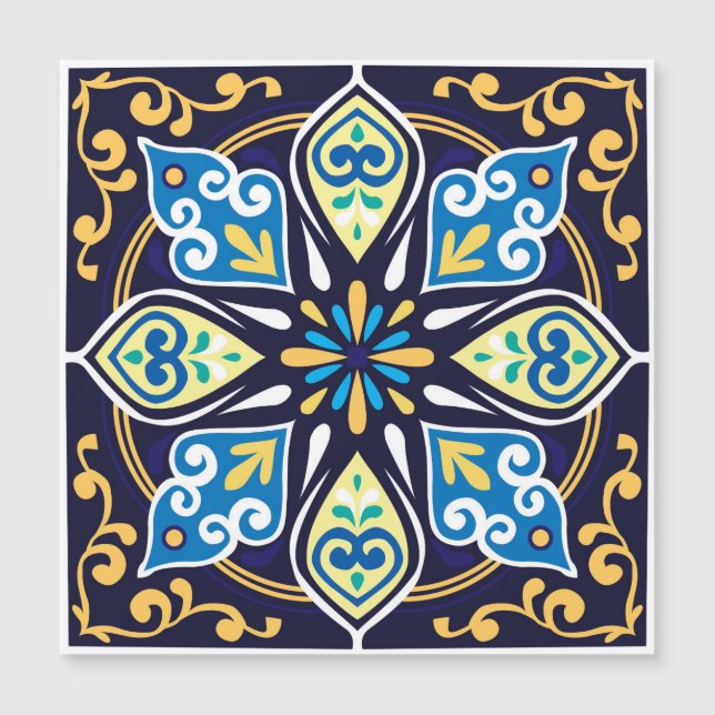 Baldosas orientales, Azulejos   (Anverso)