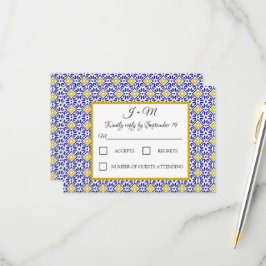 Baldosas portuguesas Azul Blanco Mediterráneo RSVP