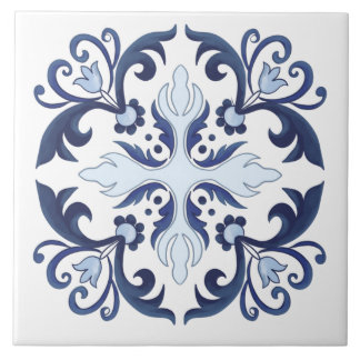 Baldosas portuguesas, azulejo cerámico