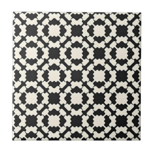 baldosas rhombus griegas en blanco y negro