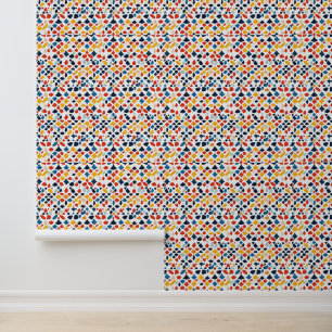 Baldosas rotas coloridas como papel de pared