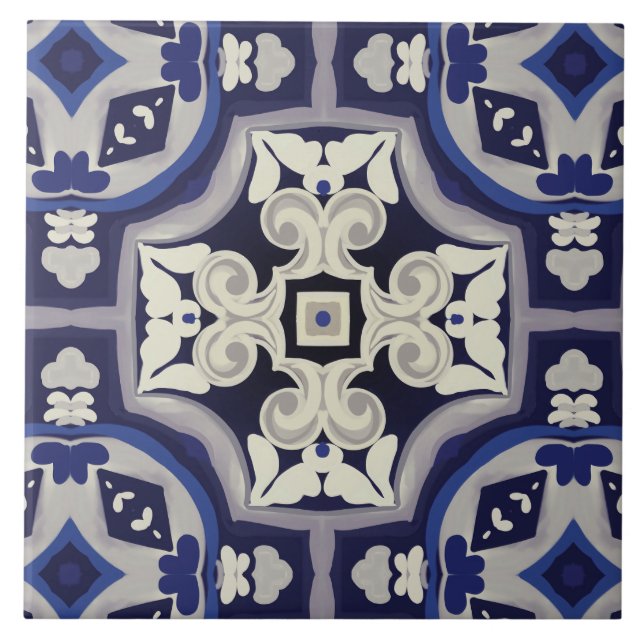 Baldosas sicilianas,mosaico,majólica, (Frente)